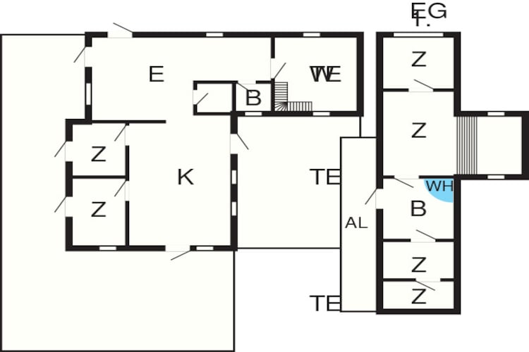 14 Personen Ferienhaus in Havndal-By Traum - Grundriss