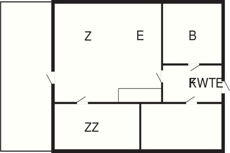 4-6 pers.Hus-Plattegrond