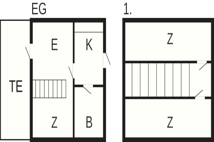 4-6 pers.Hus,m/havudsigt - Plan