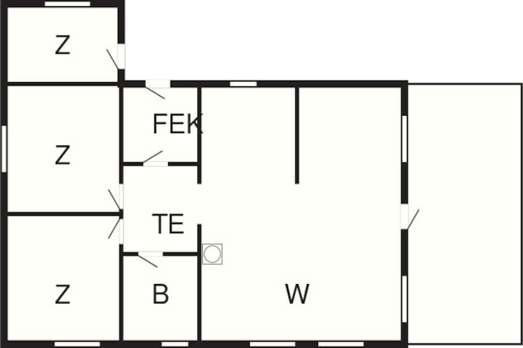 5 person holiday home in olden-Floor plan