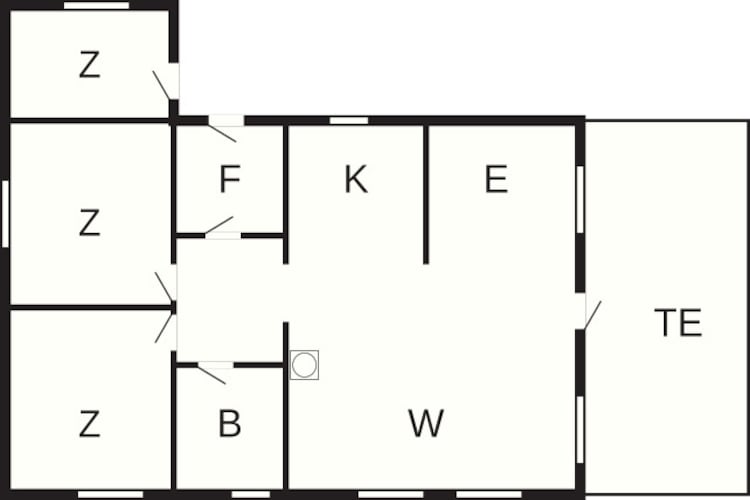 5 person holiday home in olden-Floor plan