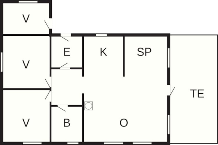5 person holiday home in olden-Floor plan