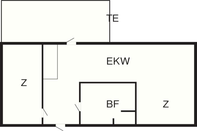 2-4 pers.Hus - Floor plan