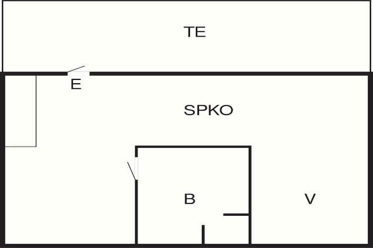2 pers.Hus - Floor plan