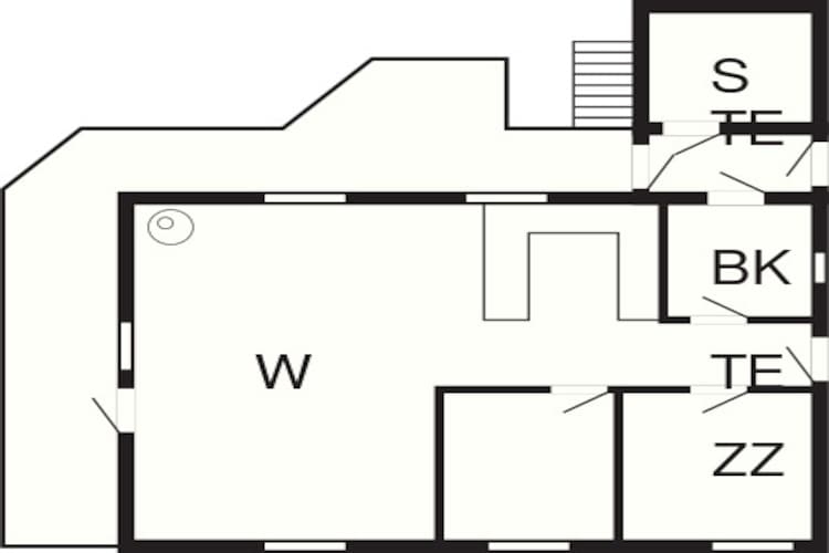 4 Personen Ferienhaus in Aars-By Traum - Grundriss