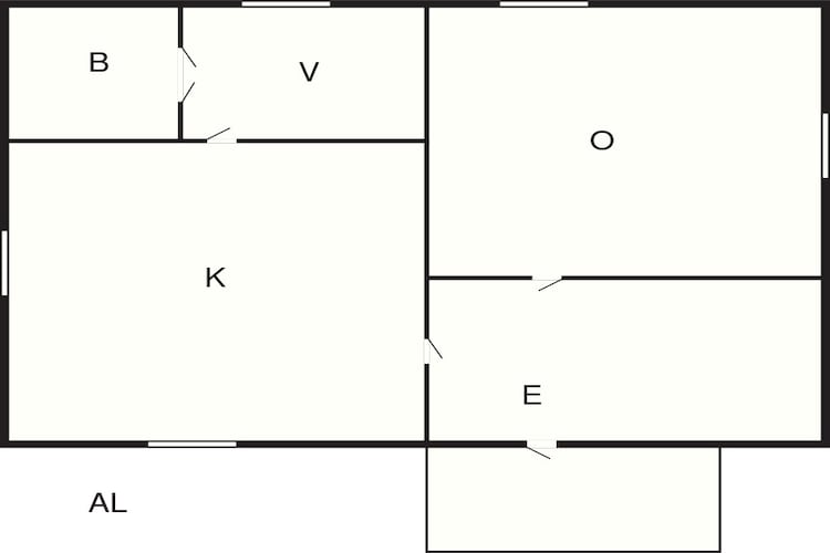 Maison de vacances pour 4 a MALUNG-By Traum-Plan d'étage