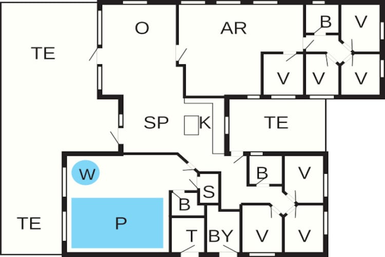 Luxe strandhuis met spa -- By Traum Ferienwohnungen-Plattegrond