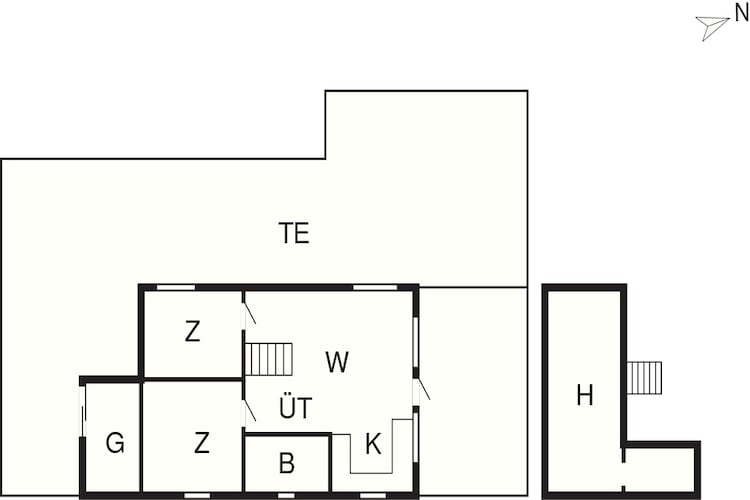 6 Personen Ferienhaus in Hovborg-By Traum - Grundriss