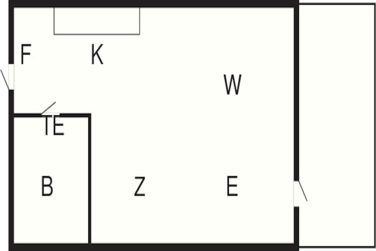 2-4 pers.Lejl.m/havudsigt-Plan d'étage