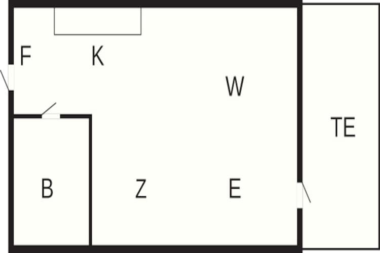 2-4 pers.Lejl.m/havudsigt-Plattegrond