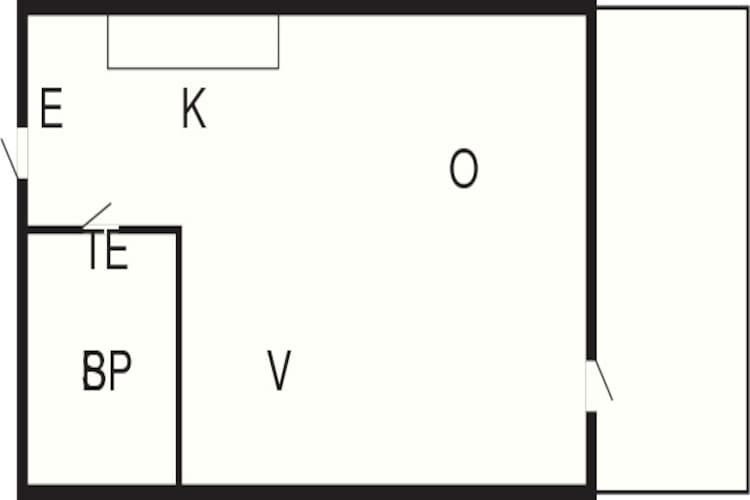 2 pers.Lejl.m/havudsigt-Grundriss