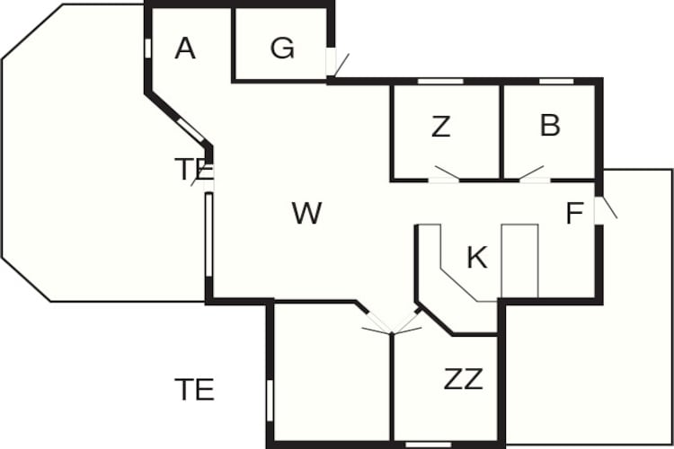 6 persoons vakantie huis in Rødby-Plattegrond