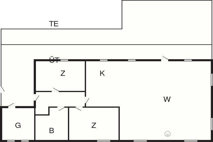 4 persoons vakantie huis in Nykøbing Sj-By Traum - Plattegrond