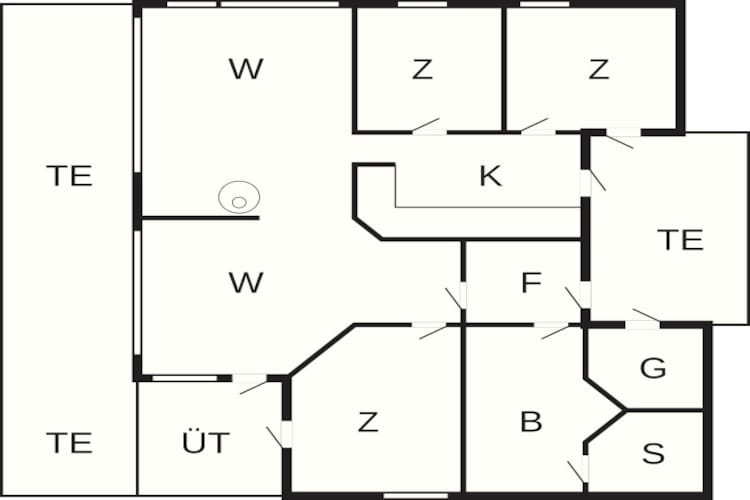 7 persoons vakantie huis in Løgstør-By Traum-Plattegrond