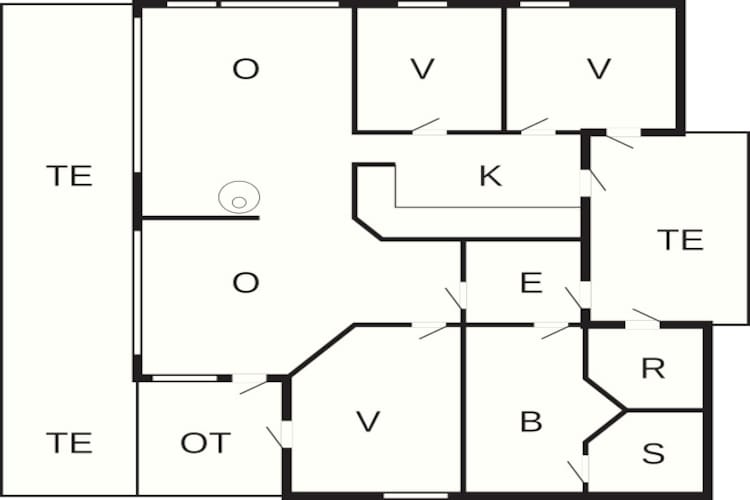 7 persoons vakantie huis in Løgstør-By Traum-Plattegrond