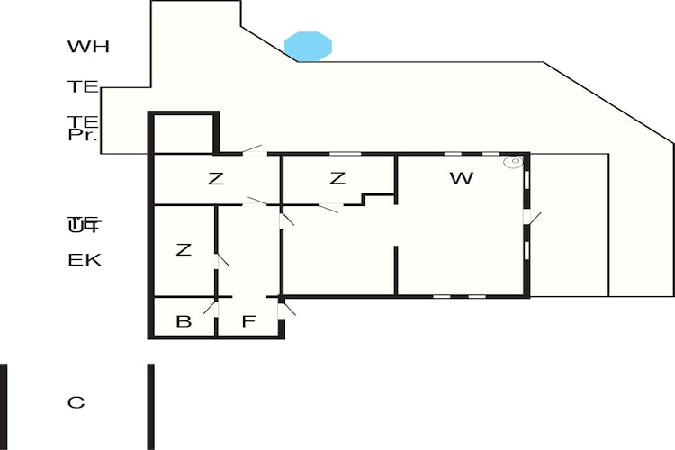 7 persoons vakantie huis in Højby-By Traum - Plattegrond