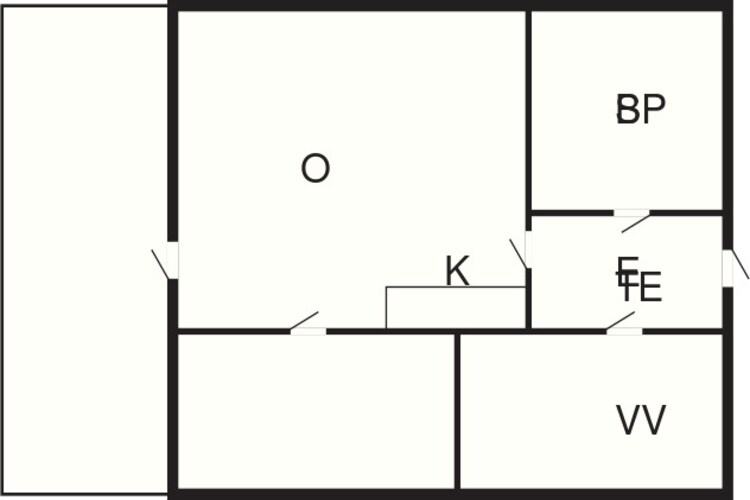 4+1 pers.Hus-Plattegrond