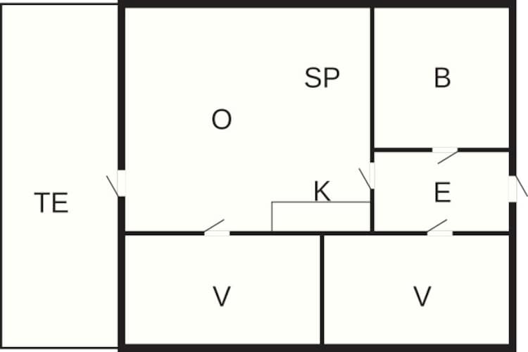 4+1 pers.Hus-Plattegrond