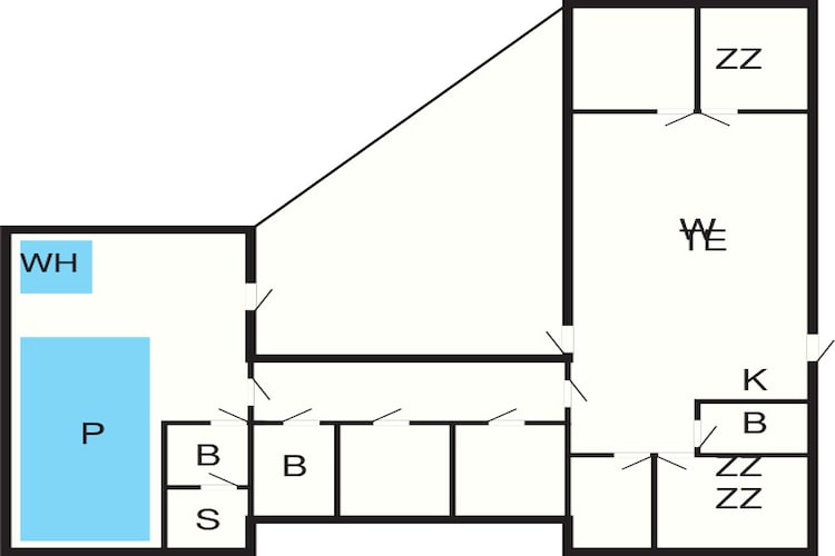 14 persoons vakantie huis in Væggerløse-By Traum-Plattegrond