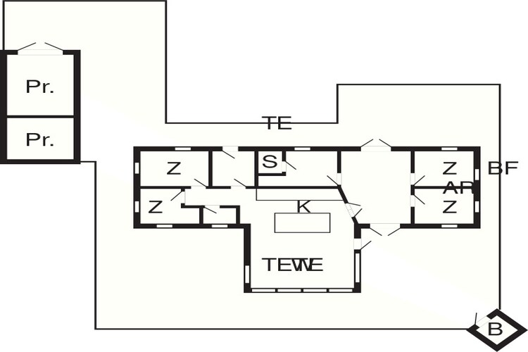 Modern huis met spa -- By Traum Ferienwohnungen-Plattegrond