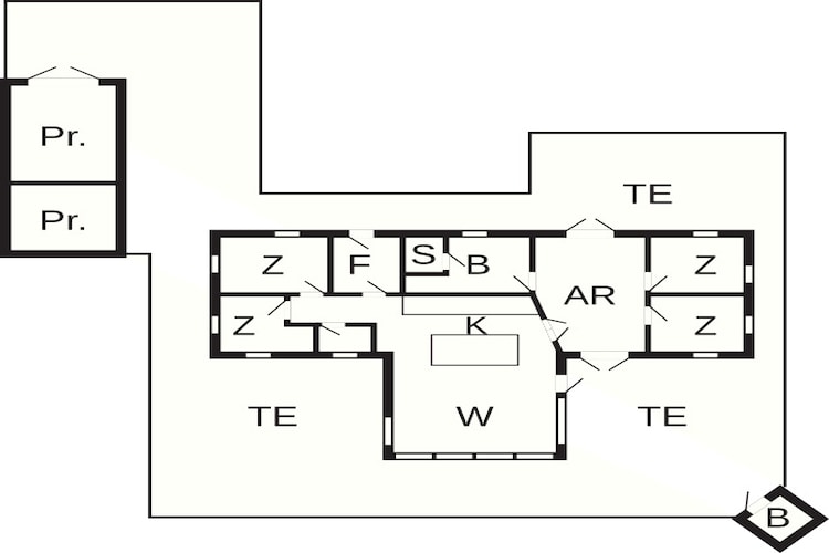 Modern huis met spa -- By Traum Ferienwohnungen-Plattegrond