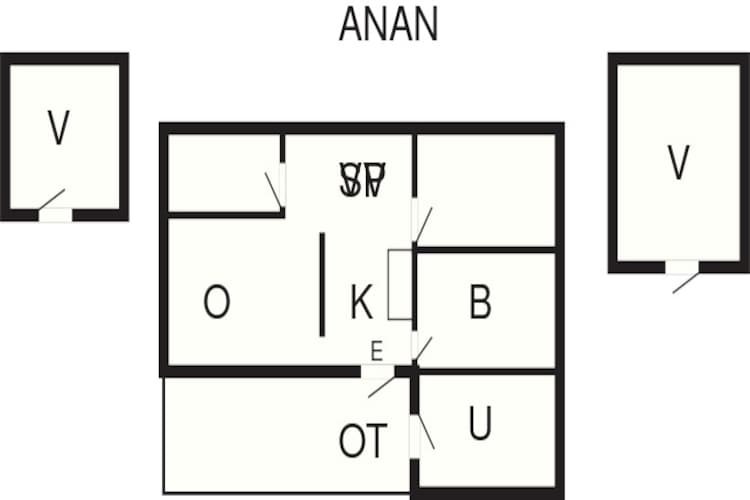 Maison de vacances pour 9 a SÖLVESBORG-By Traum-Plan d'étage