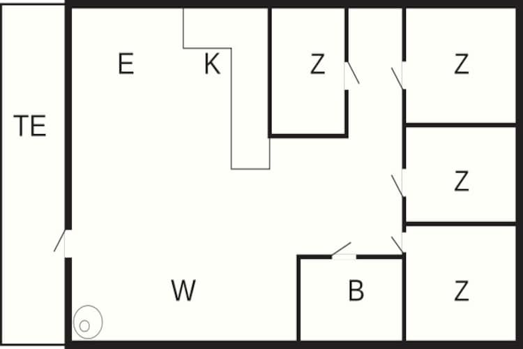 7 person holiday home in Hvide Sande-By Traum-Floor plan