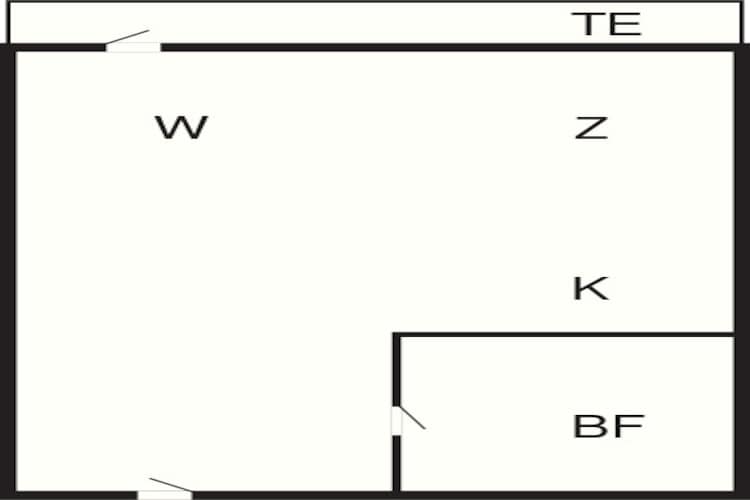 2 pers.lejl. uden køkken/terrasse-Floor plan