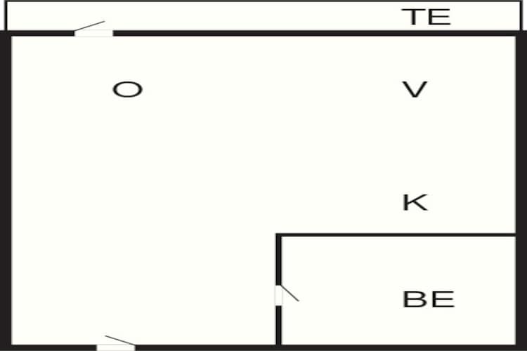2 pers.lejl. uden køkken/terrasse-Floor plan