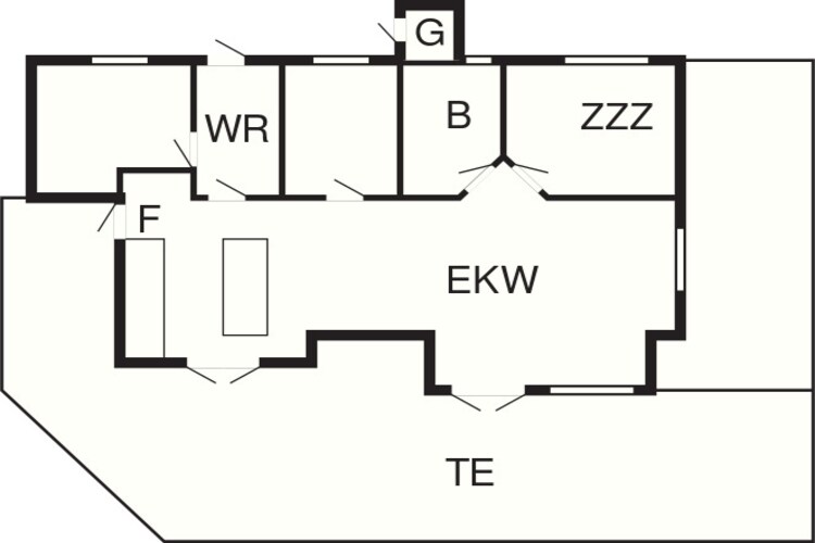 6 persoons vakantie huis in Martofte-By Traum-Plattegrond