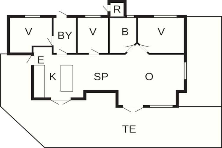 6 persoons vakantie huis in Martofte-By Traum-Plattegrond
