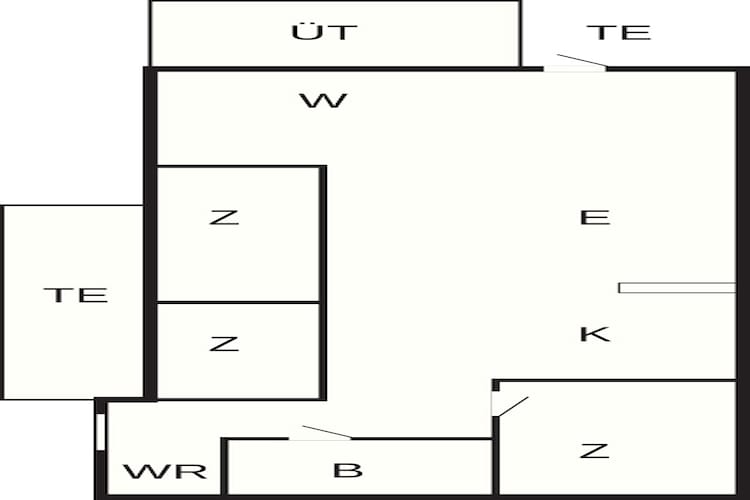 6 persoons vakantie huis in Saltum-By Traum - Plattegrond