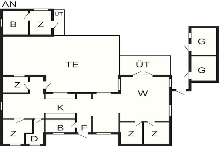 6 persoons vakantie huis in Græsted-By Traum - Plattegrond