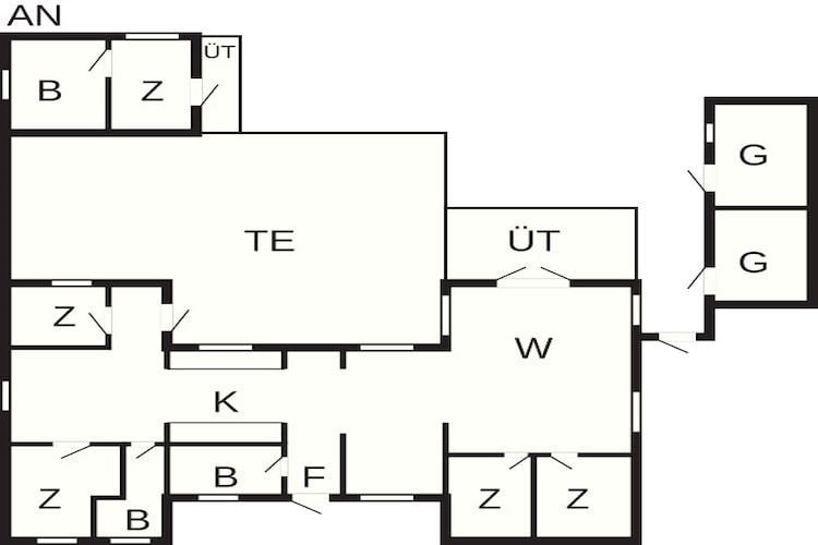 6 persoons vakantie huis in Græsted-By Traum - Plattegrond
