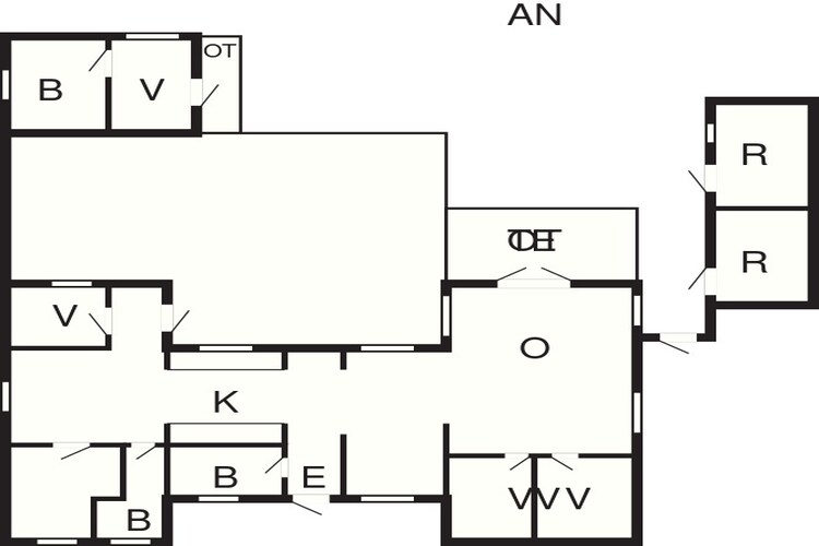 6 persoons vakantie huis in Græsted-By Traum - Plattegrond