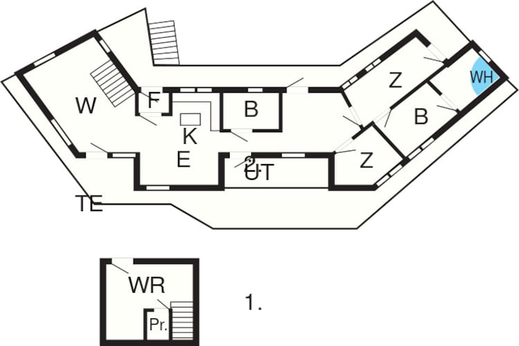 4 persoons vakantie huis in Knebel-By Traum-Plattegrond