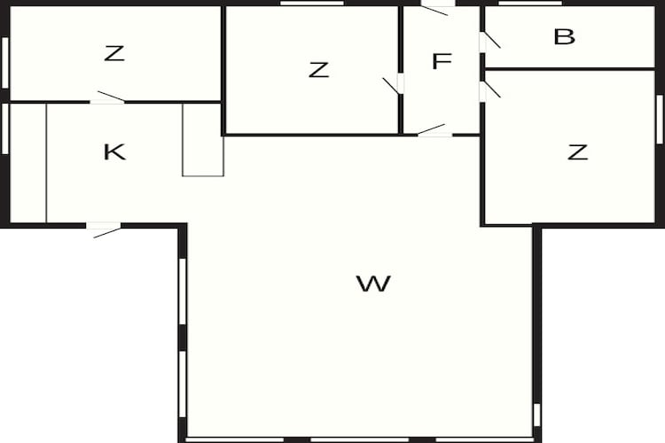 6 Personen Ferienhaus in Rønde-By Traum - Grundriss