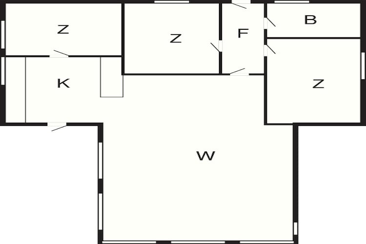 6 persoons vakantie huis in Rønde-By Traum - Plattegrond