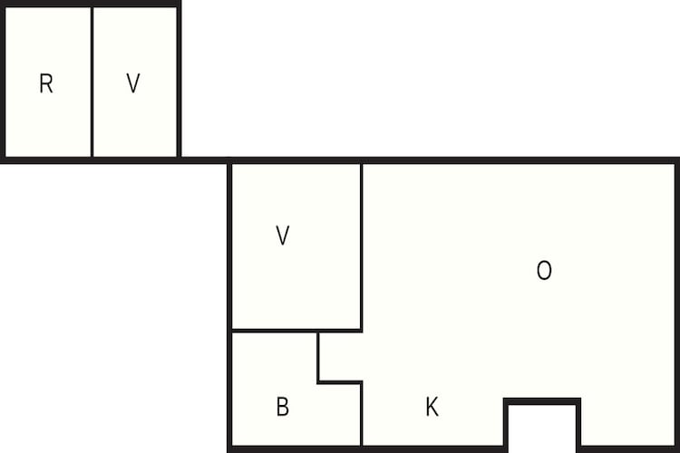 6 person holiday home in Glesborg-Floor plan