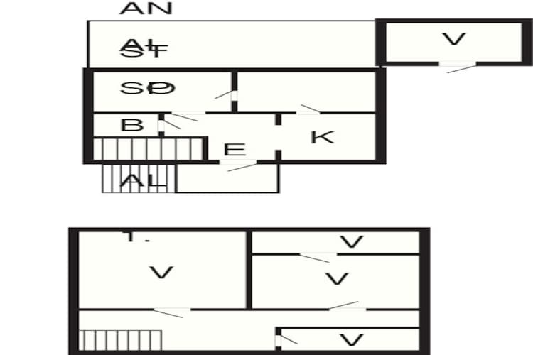 Maison de vacances pour 7 a Edsbruk-By Traum-Plan d'étage