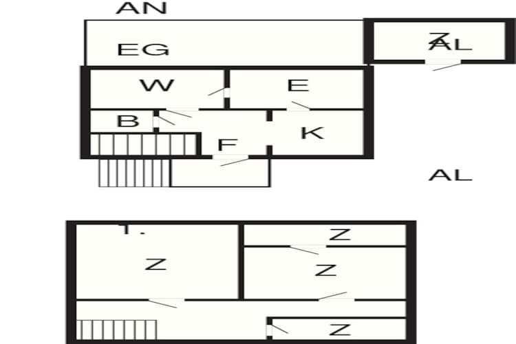 Maison de vacances pour 7 a Edsbruk-By Traum-Plan d'étage