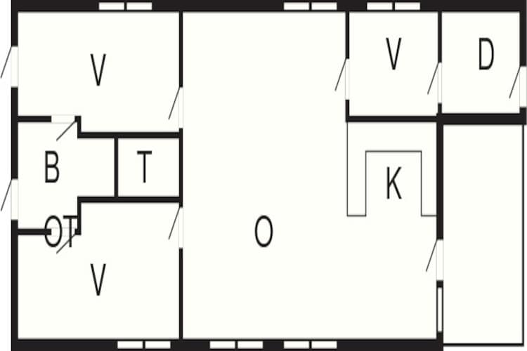 8 Personen Ferienhaus in Kirke Hyllinge-By Traum-Grundriss