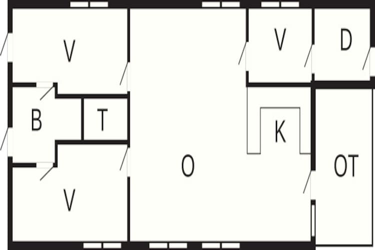 8 persoons vakantie huis in Kirke Hyllinge-Plattegrond