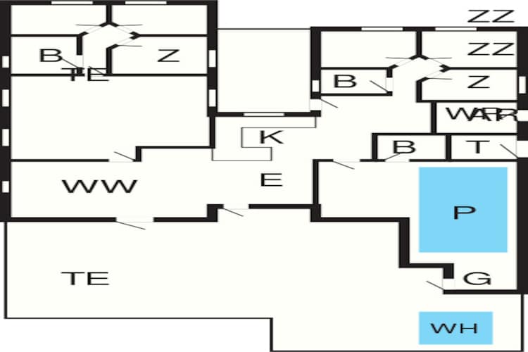 Luxe retraite in Romo -- By Traum Ferienwohnungen-Plattegrond