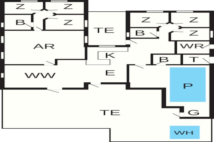 Luxe retraite in Romo -- By Traum Ferienwohnungen-Plattegrond
