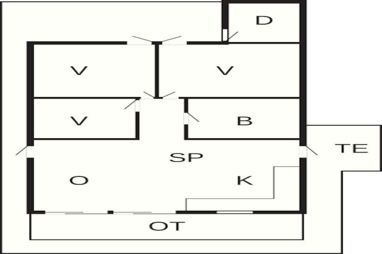 6 persoons vakantie huis in Ringkøbing-Plattegrond
