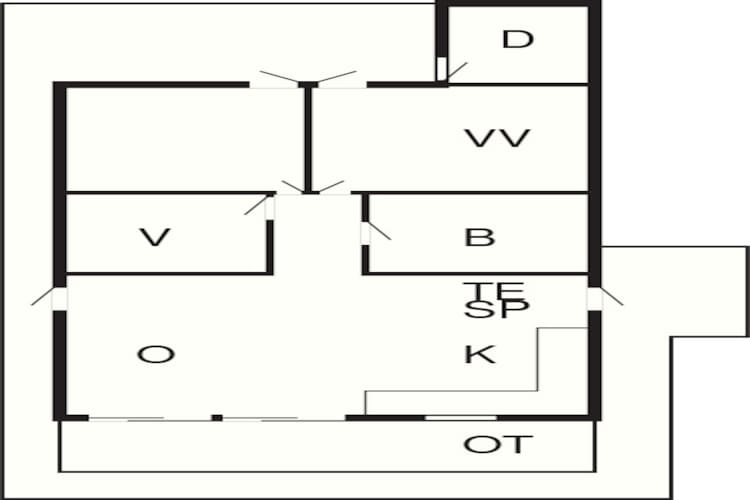 6 persoons vakantie huis in Ringkøbing - Plattegrond