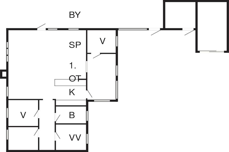 6 persoons vakantie huis in Blåvand-Plattegrond