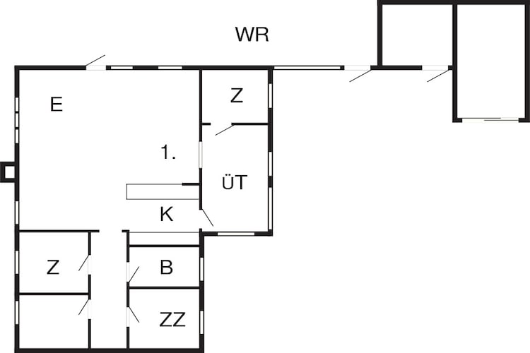6 persoons vakantie huis in Blåvand-Plattegrond