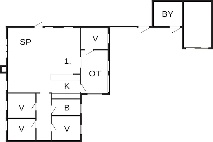 6 persoons vakantie huis in Blåvand-Plattegrond